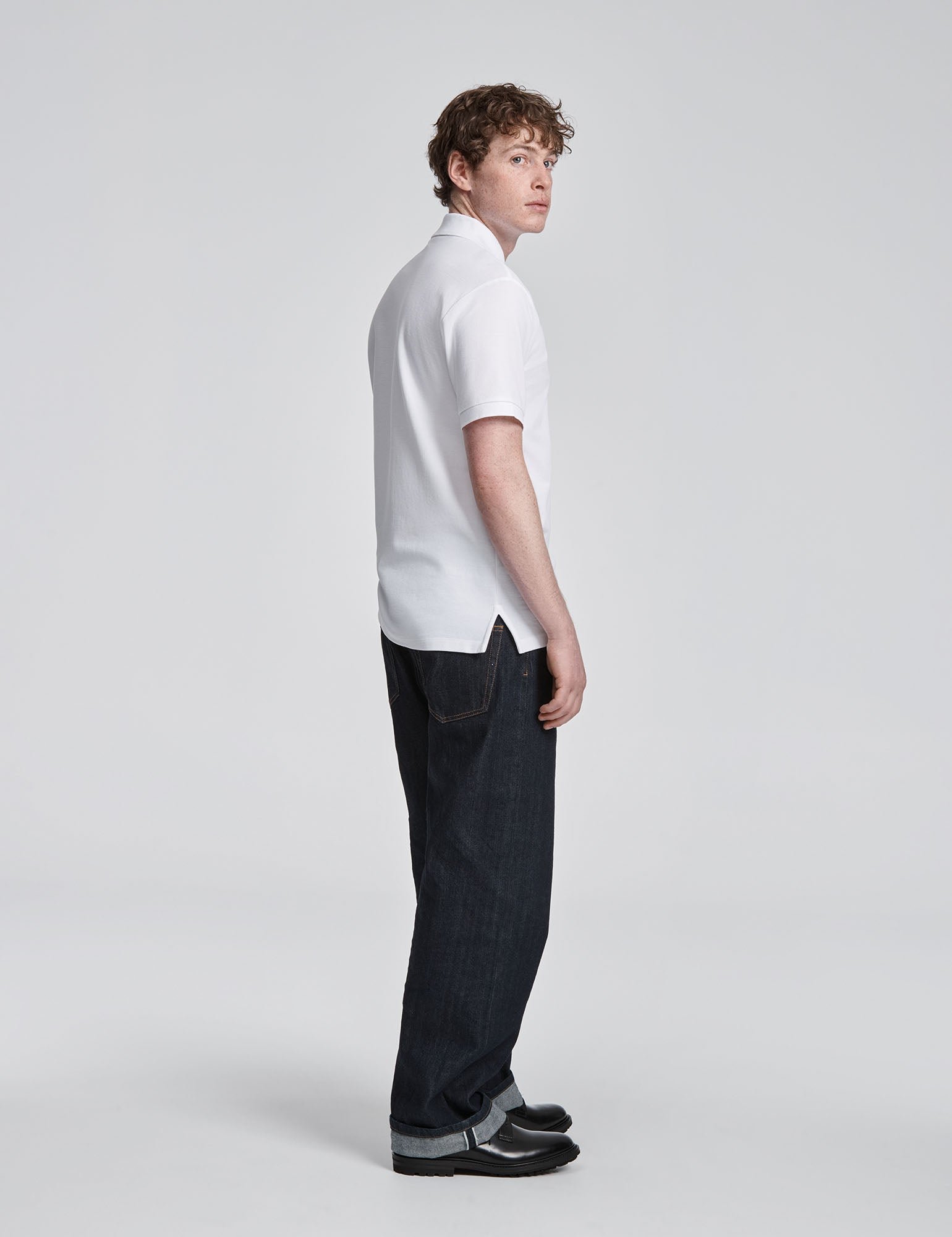 Handvaerk Pima Cotton Polo - White