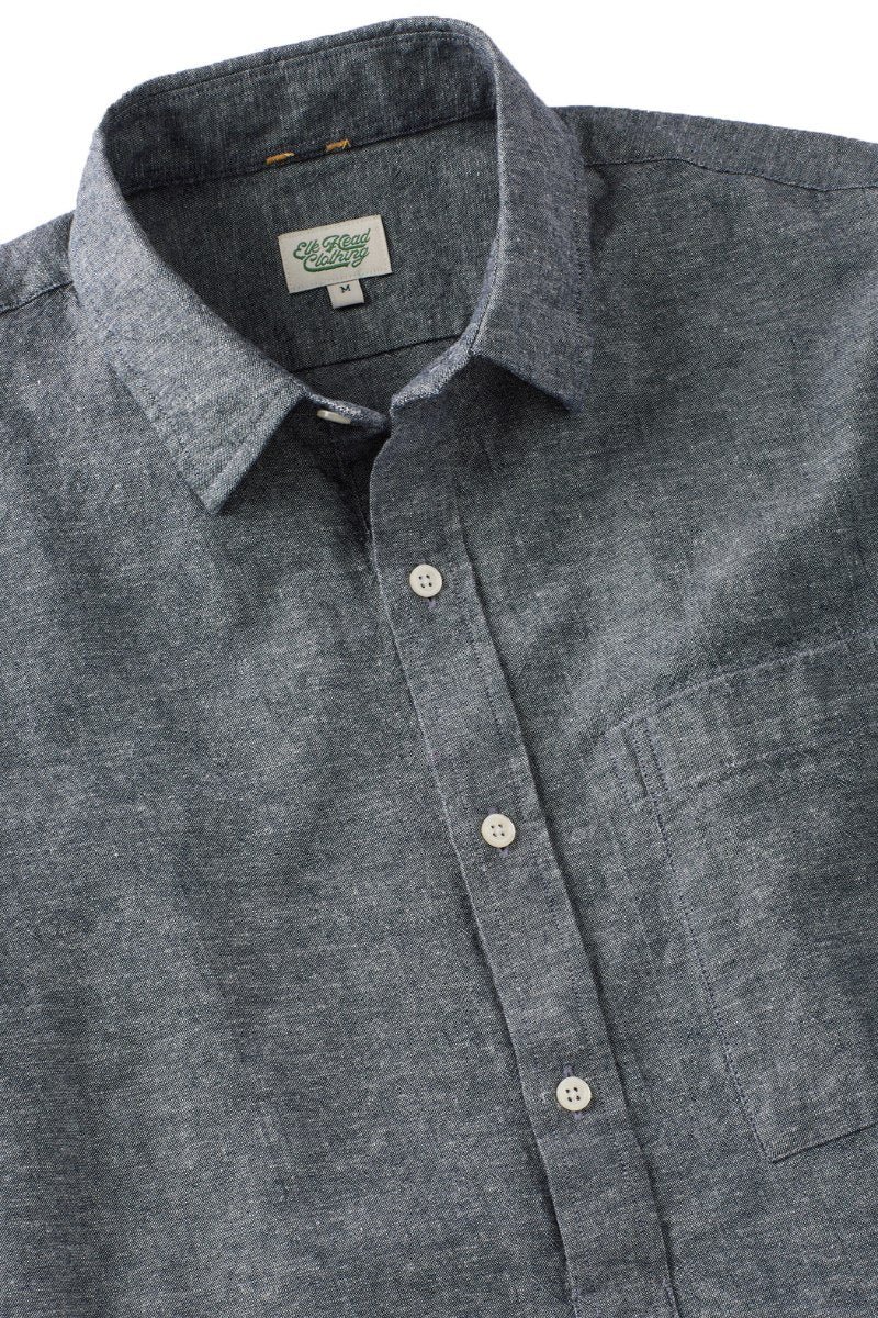 Chambray Offsides Popover Long sleeve